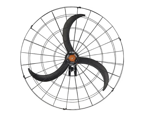 VENTILADOR FIXO PAREDE 100 CENTÍMETROS METAL MONOFÁSICO 127/220V 360W PRETO 3PÁS 1 VELOCIDADE 2